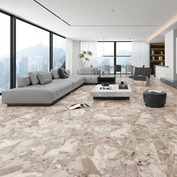 Керамогранит BASCONI HOME Aragonite White 600x1200x10 semi-polished
