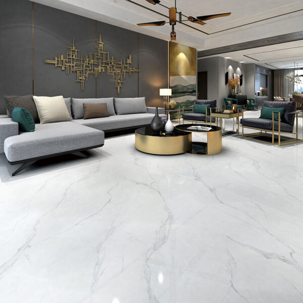 Керамогранит BASCONI HOME Carrara 600x1200x8 full body polished (sinking ink)
