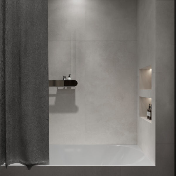 CEMENT SILVER GREY 160x80 MATT RUSTIC