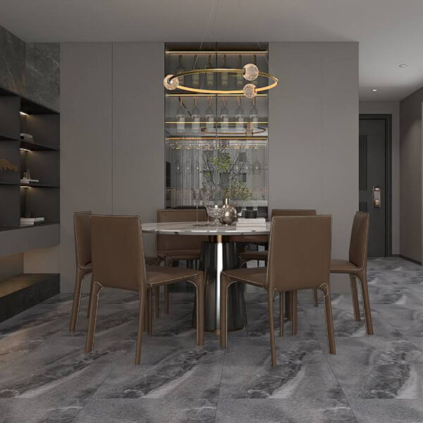 BASCONI HOME Slate Dark 600x1200x10 grains semi-polished
